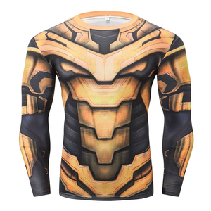MMA Men Rash Guard Jiu Jitsu <b>Bjj</b> <b>T</b> <b>Shirt</b> Long Sleeve Fitness Sport Sweater <b>BJJ</b> Men Rash Guard - Product Image 4