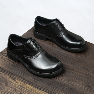 Chaussures mocassins en cuir de veau avec détails cousus à la main et soutien de la voûte plantaire, chaussures de ville pour hommes - Product Image 2