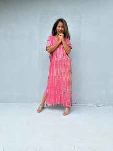 Womens Small Size Kaftan Summer <b>Dress</b> CJ Callie Vacation Caftan <b>Maxi</b> Party <b>Dress</b> Lightweight Beach Resort Wear - Product Image 3