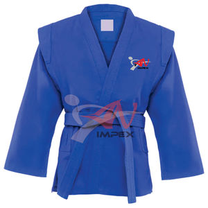 เครื่องแบบศิลปะการต่อสู้แบบมืออาชีพ sambo and judo ผ้าฝ้าย100% ออกแบบโลโก้ได้ตามต้องการ - Product Image 4