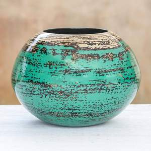 Elegante florero de hierro con estampado floral para los temas de boda vintage de estilo hogareño mejor valorados e ideas de decoración Premium - Product Image 3