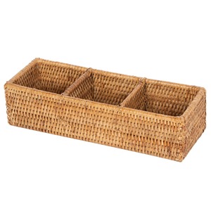 Cesta Rectangular de Ratán Artex Green Earth con Divisores para Café, Hecha a Mano, Ecológica, Moderna, Multiusos, Fabricada en Hanói - Product Image 2