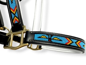 Toda la venta precio de fábrica de cuero de calidad superior occidental Show Halter con ajuste de plata de alta calidad Halter para montar a caballo - Product Image 2