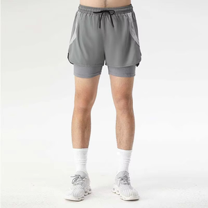 OEM Men's High Street Gym <b>Shorts</b> Casual Breathable Quick Dry Comfort Double Layer Running <b>Short</b> Elastic Waist Workout <b>Jogger</b> - Product Image 1