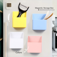 Boîte de rangement magnétique en plastique, organisateur de tableau blanc, support pour marqueur à craie, gomme et ustensiles de cuisine