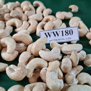 Premium Processing W180 Cashew <b>Nuts</b> SANTIGO Kaju Badam ISO, HACCP Cashew <b>Kernels</b> W180 - Product Image 1