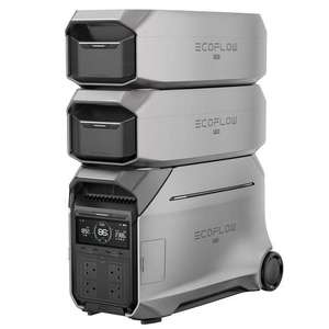 Générateur de batterie LFP EcoFlows DELTA Pro 3 8000Wh avec batterie supplémentaire, sortie AC 4000W + panneau solaire - Product Image 1