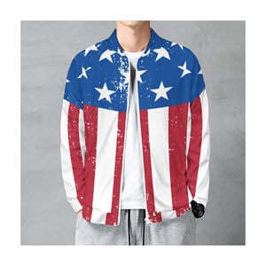 Chaquetas cortavientos con logotipo personalizado OEM para hombre, chaquetas para deportes al aire libre, chaqueta cortavientos de talla grande para hombre - Product Image 2