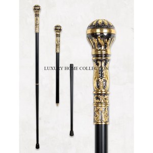 Bâtons de marche ergonomiques de haute qualité avec poignée ornée idéale pour améliorer le confort et le style pendant la marche - Product Image 3