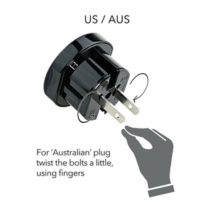 Adaptador Universal de Viaje con Puertos Tipo C y CA, Función de PD de 5V para Cámara, Auriculares y Portátiles, 1 Unidad, 2 Unidades, 1 Unidad - Product Image 5