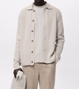 Cárdigan de Mujer para Otoño, Estilo Casual y Cómodo, con Cierre de Cremallera y Detalle de Botones, Tejido Personalizado, Venta Caliente OEM - Product Image 3