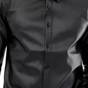 Chemises décontractées en cuir suédé naturel de peau de chèvre de meilleure qualité pour hommes hiver respirant anti-boulochage conception de couleur personnalisable - Product Image 2