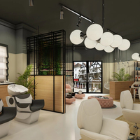 High Street Saç Güzellik Salonu Tam Mobilya Seti, Duvar Tipi Lavabo, Pembe Kapsül Şampuan Ünitesi ve Oval Ayna ile birlikte Sunulmaktadır.