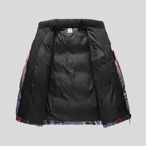Customized <b>Men's</b> High Street Style Winter Puffer Jacket Sublimation Printed Bubble Quilted Padded Letterman Warm Outdoor <b>Coat</b> - Product Image 2