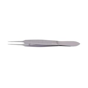 Forceps cornéen Hyde 2x2 dents avec plate-forme de liage Forceps ophtalmique en acier inoxydable allemand Meilleure vente - Product Image 2