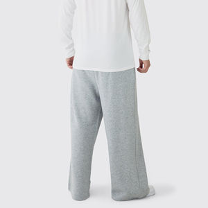 กางเกงวอร์มทรงหลวมพิมพ์ลายโลโก้สไตล์ลำลองสำหรับฤดูใบไม้ร่วง ผ้าสแปนเด็กซ์/โพลีเอสเตอร์ ผ้าแคนวาส ล้างสีแบบแอซิด ปิดด้วยเชือกผูก เป็นมิตรกับสิ่งแวดล้อม ทรงโอเวอร์ไซส์ - Product Image 5