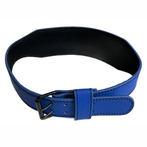 Entraînements de gymnastique Entraînement de levage de terre Soutien du dos Ceinture d'haltérophilie Conception conique en cuir véritable Ceintures d'haltérophilie de 4 pouces - Product Image 2