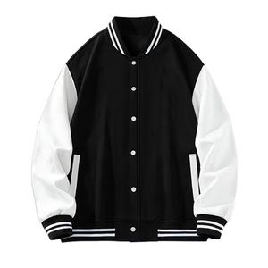 Offre Spéciale léger à manches longues brodé coupe-vent Botton vers le bas décontracté Bomber CollegeBaseballjacket pour hommes DDP expédition - Product Image 2