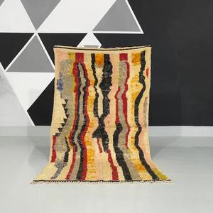 Auténticas Alfombras Marroquíes Hechas a Mano de Lana, Diseños Berber Tradicionales, Estilos Vintage Modernos para Decoración del Hogar - Product Image 1