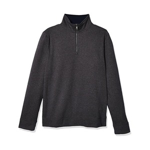 Sudadera térmica con media cremallera, mezcla pesada de algodón y poliéster, diseñada para retener el calor, adecuada para uniformes de invierno al aire libre - Product Image 6