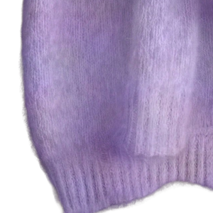 Pull sans manches en mohair doux pour femme, col rond, coupe ample, chaud, décontracté, léger, moelleux, anti-boulochage, hiver - Product Image 6