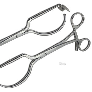 Juego de instrumentos de cirugía ortopédica, fórceps de reducción de acero manual con bola y protector de tejido blando, fórceps de sujeción ósea - Product Image 5