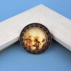 Tip <b>Top</b> Fashions Adjustable Floral <b>Finger</b> <b>Ring</b> Antique Gold Plated 1505558 Model - Product Image 1