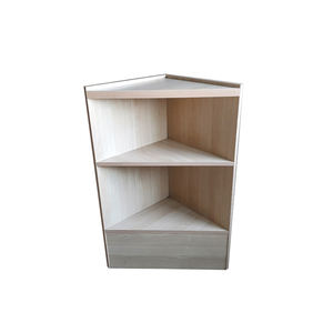 Open Corner Wood Filler Counter <b>Display</b> <b>Rack</b> Case - Product Image 1