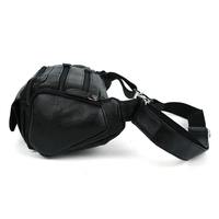 Grand sac banane en cuir personnalisé, sac à dos à bandoulière imperméable, sac à ceinture de hanche, sac de taille en maximisant l'usure