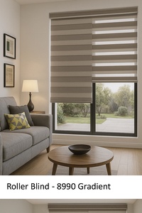 8890 persianas de cebra cuerda de cuentas de poliéster duradera personalizable cubiertas de ventana integradas con persianas y persianas - Product Image 2