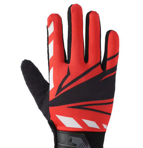 Gants de course à vélo unisexes de haute qualité à doigts entiers Protection UV Impression de logo personnalisée Fonction écran tactile Fabriqués en spandex pour hommes - Product Image 6