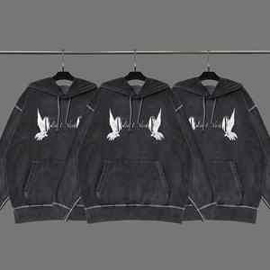 Sudadera con capucha para hombre, Jersey de algodón de gran tamaño, ropa de calle informal de moda al por mayor, ropa deportiva cálida de invierno - Product Image 6