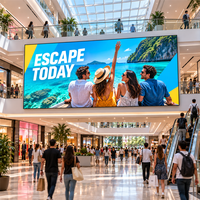 Mur vidéo LED intérieur 8K P2.5, 3840 Hz, haute fréquence de rafraîchissement, écran LED sans soudure à maintenance frontale pour centre commercial