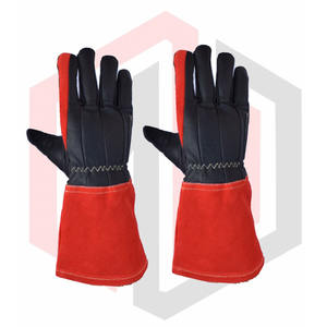 Gants de soudage Tig vendre des gants de travail cuir de vachette de haute qualité résistant à la chaleur protection peau de chèvre argon sécurité - Product Image 4