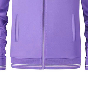 Nouvelle conception à la mode Active Wear couleur unie pleine fermeture éclair survêtement à manches longues élégant survêtements - Product Image 6