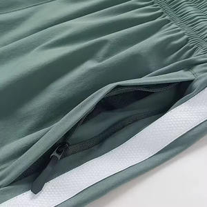 Shorts de sport pour hommes en tissu doux avec taille ajustable pour hommes actifs Shorts de sport Shorts de performance pour l'entraînement - Product Image 3