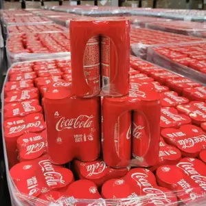 علب كوكا كولا 330 مل ذات النكهة الأصلية من المورد المباشر / كوكا مع أسرع موردي مشروب كوكا كولا الغازي