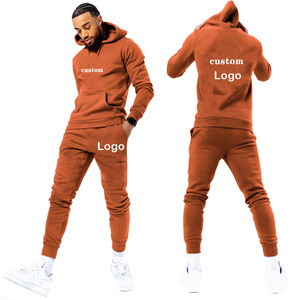 Ensemble deux pièces d'entraînement en polaire pour hommes, pantalon de jogging de sport XL, vêtements de sport d'hiver, survêtements d'entraînement - Product Image 1