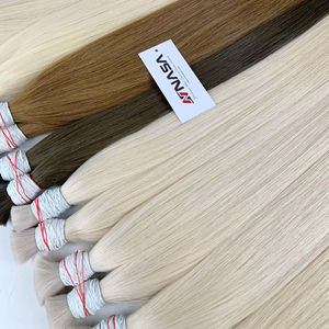 Extensions de cheveux en vrac couleur blonde haute qualité toutes longueurs Super Double dessiné 100% cheveux vietnamiens - Product Image 1