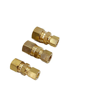 מחבר דחיסה OD במחיר טוב עם אום משושה ושרוול לצינור נחושת, מים, שמן, מחבר צמצום פליז - Product Image 5