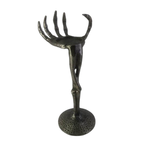 T Lite Titulaire aluminium Étain Antique Placage Pour Halloween Décoration À La Main Personnalisé En Gros En Vrac - Product Image 1