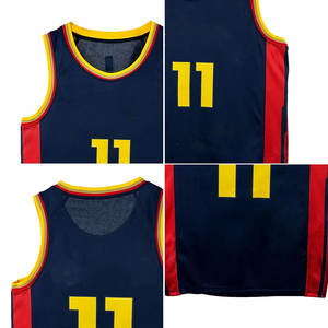Camiseta de Baloncesto de Manga Corta para Hombre, Transpirable, Antibacteriana, de Malla, 160g, Temporada 2026, Alta Calidad, Venta al Por Mayor - Product Image 6