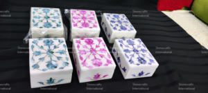 Export Selling Handmade Jewellery Storage Box with <b>MOP</b> Work Luxury Jewellery Box Available <b>for</b> <b>Sale</b> From India - Product Image 5