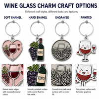 Breloques à vin personnalisées de style Mahjong, marqueurs de verres à vin, accessoires pour homme, design fabricant
