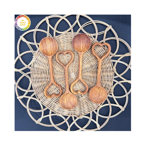 Cuchara de Madera Grabada con Logotipo Personalizado, Regalo de Cocina Personalizado, Utensilios de Cocina de Madera Natural - Product Image 1