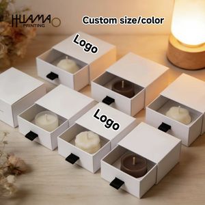 Caja de Regalo para Velas con Tapa y Base Rígidas de Huamao Printing, Caja de Embalaje de Papel Mate Impresa Personalizada para Velas Aromáticas y Fragancias para el Hogar - Product Image 3