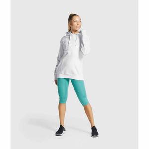 Sudadera con Capucha de Forro Polar Blanco Estampada Personalizada para Mujer, Sudadera Cálida de Manga Larga, Suave y Acogedora, con Bolsillo Tipo Canguro, Informal para Uso Diario - Product Image 4