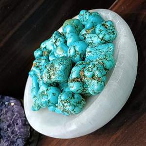 Piedras de Firoza al por Mayor, Piedras Naturales Pulimentadas, Cristales Curativos, Energía Reiki, Meditación, Decoración del Hogar, KALA CUTURE, Hecho a Mano - Product Image 4