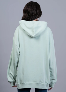 Venta al por mayor 100% algodón French Terry Blank Multi Color Plain Basic Hoodie para mujeres Drop Shoulder 275 GSM de Bangladesh - Product Image 3