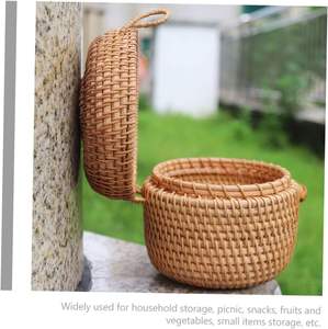 Ventes chaudes Vietnam 2026 Paniers tressés en rotin et osier, dernière collection, articles d'artisanat tissés pour l'organisation de la maison et le rangement de cuisine - Product Image 2